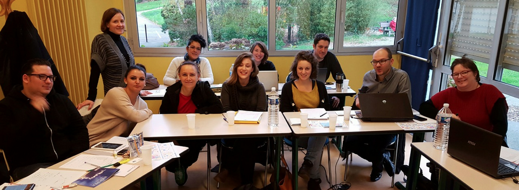 Les stagiaires de la formation 2015 à Guichen