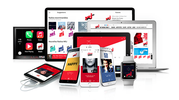 Quintuple record d'audience digitale pour NRJ Group