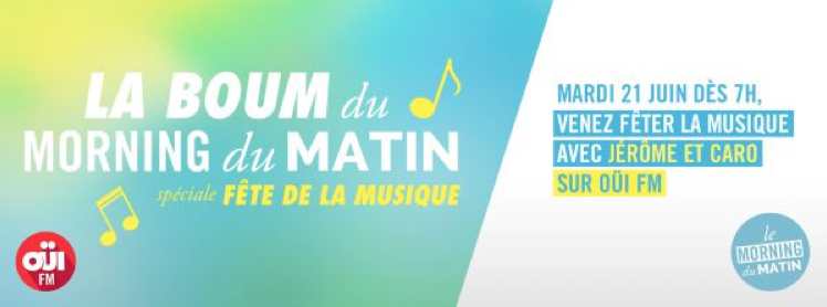 Une boum très matinale pour Oui FM