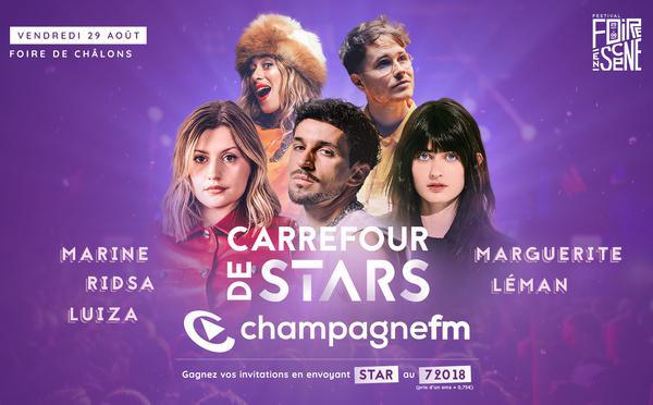 Champagne FM ouvre sa saison avec le premier "Carrefour de Stars"