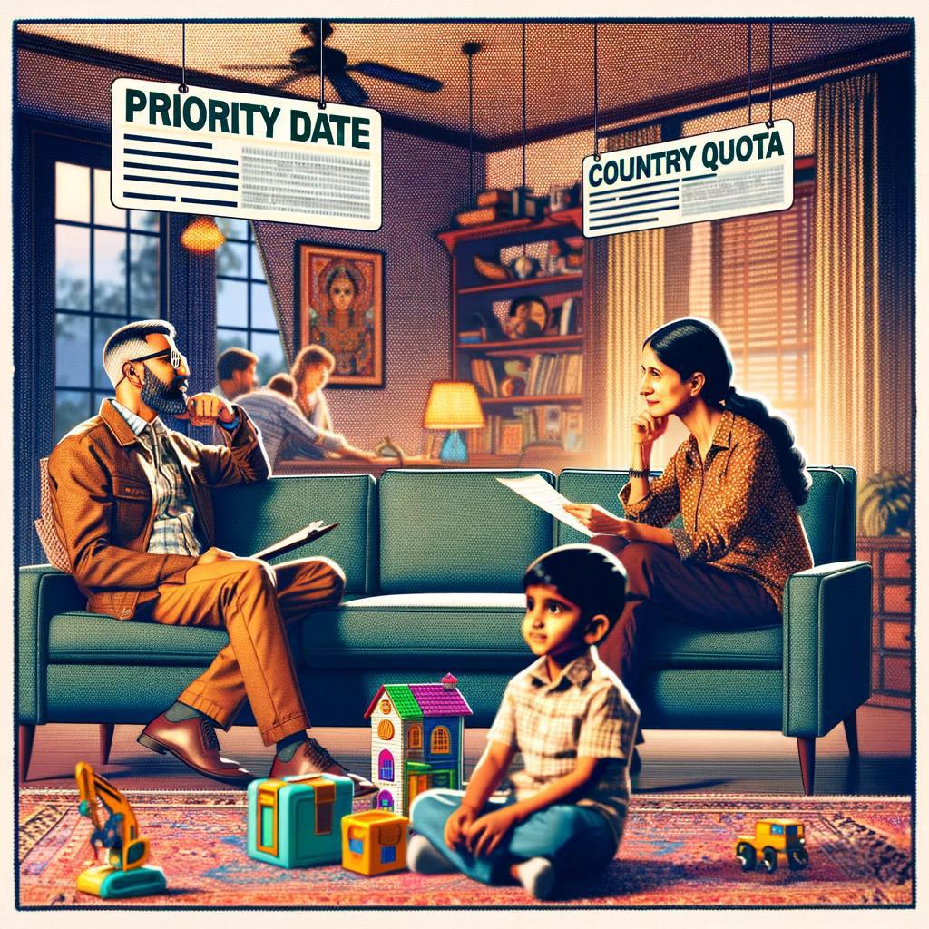 This is how I explained the US Green Card Priority Date concept to my 7-year-old, and she cried inconsolably. This is how I explained the US Green Card Priority Date concept to my 7-year-old, and she cried inconsolably.