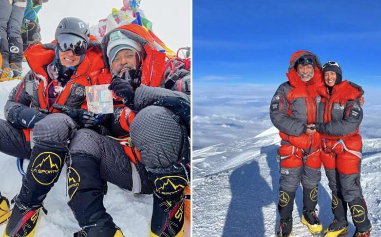 Indian-American Couple Conquers Everest in Their 40s!