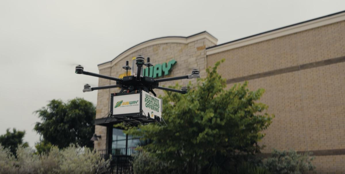 Watch: Subway to deliver sandwiches by drone in Dallas and 3 other cities