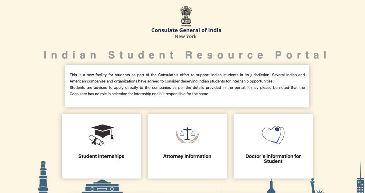Indian Consulate in New York Launches Internship Platform for Students