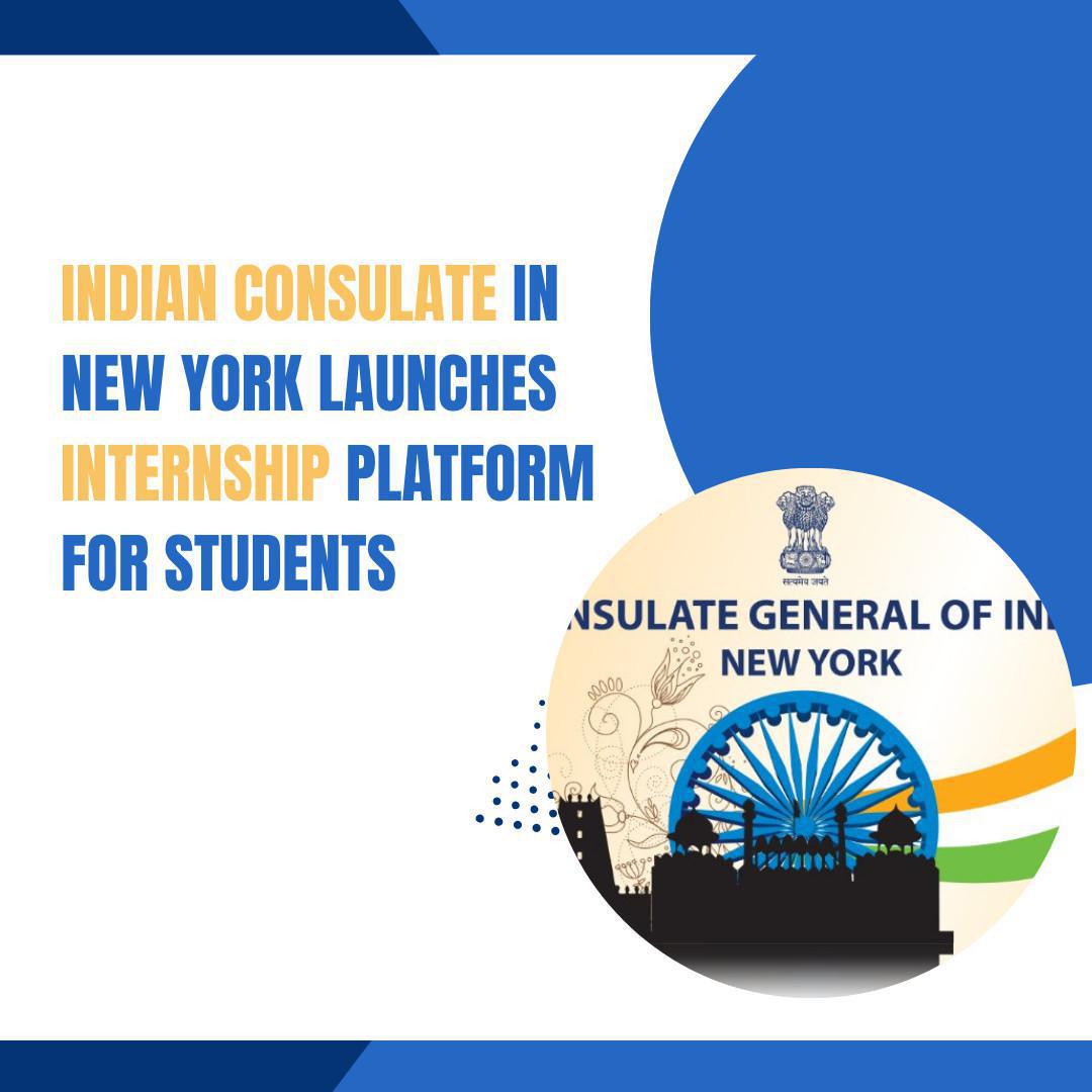 Indian Consulate in New York Launches Internship Platform for Students