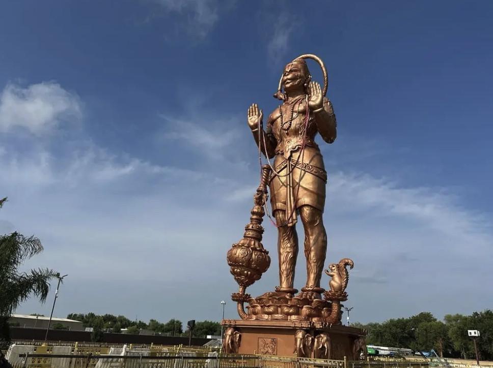 Texas Unveils 90-Foot Hanuman Statue: Third Tallest in the U.S. Texas Unveils 90-Foot Hanuman Statue: Third Tallest in the U.S.