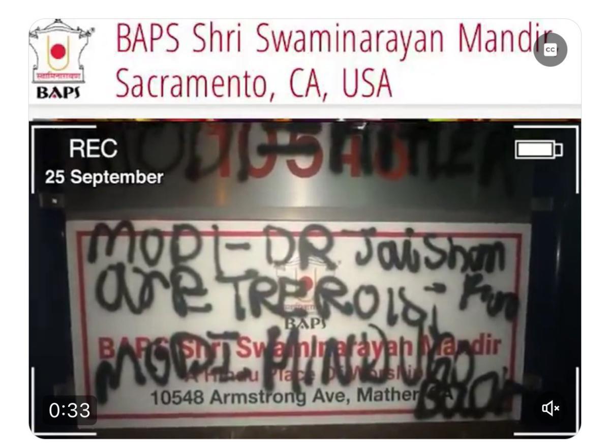 Sacramento Temple Vandalism: Authorities Launch Hate Crime Investigation