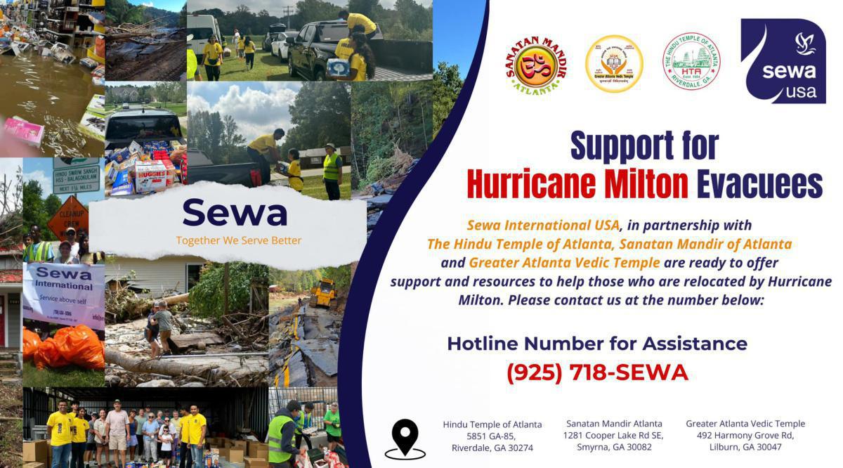 Hindu Communities Step Up Relief Efforts for Hurricane Survivors Hindu Communities Step Up Relief Efforts for Hurricane Survivors