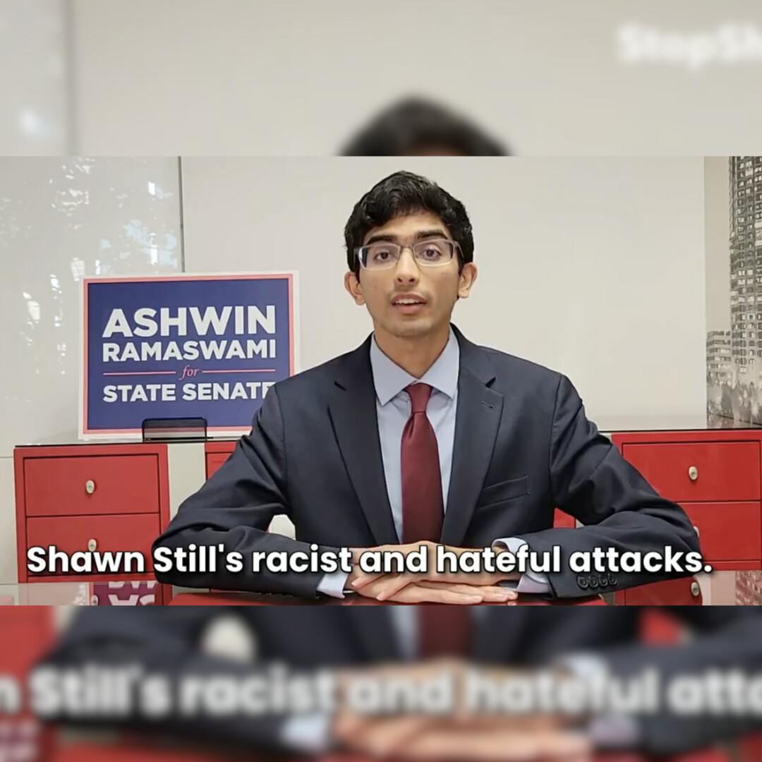 Ramaswami Slams Racist Attack Ads in Georgia Senate Race Ramaswami Slams Racist Attack Ads in Georgia Senate Race