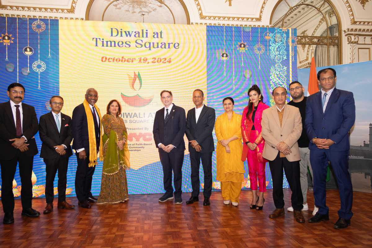 Times Square Diwali Festival Unites Cultures with Lights, Music, and Tradition