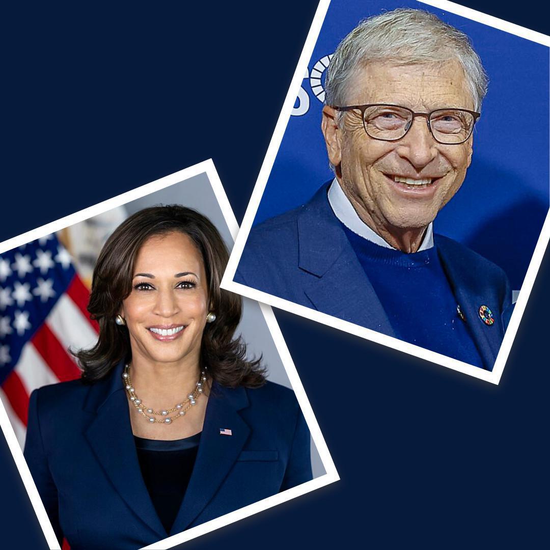 Bill Gates' $50 Million Boost to Kamala Harris’ Campaign Sparks Election Momentum