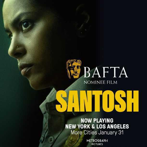 Acclaimed Thriller Santosh Set to Release in U.S. Theaters on January 31st