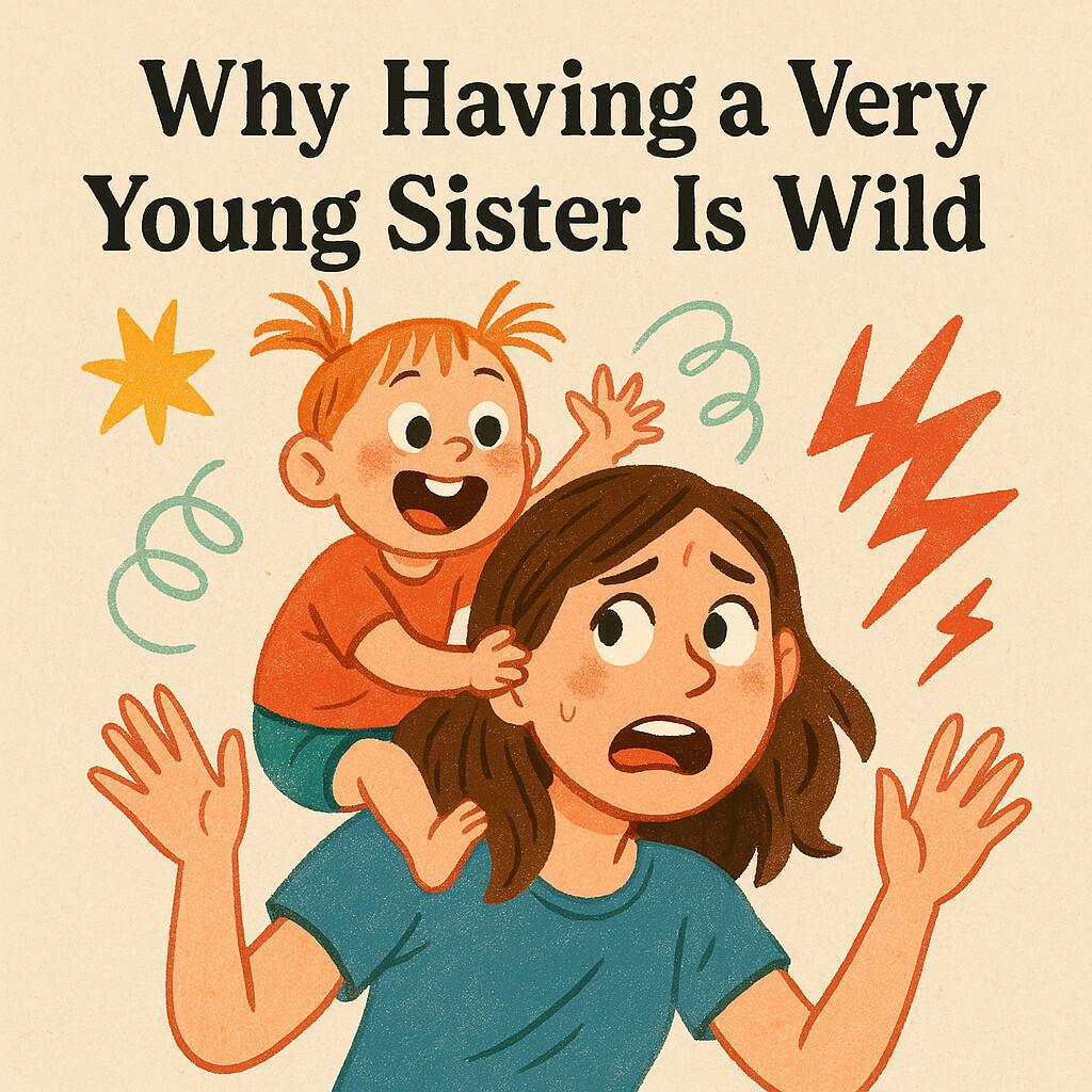 Why Having a Very Young Sister Is Wild