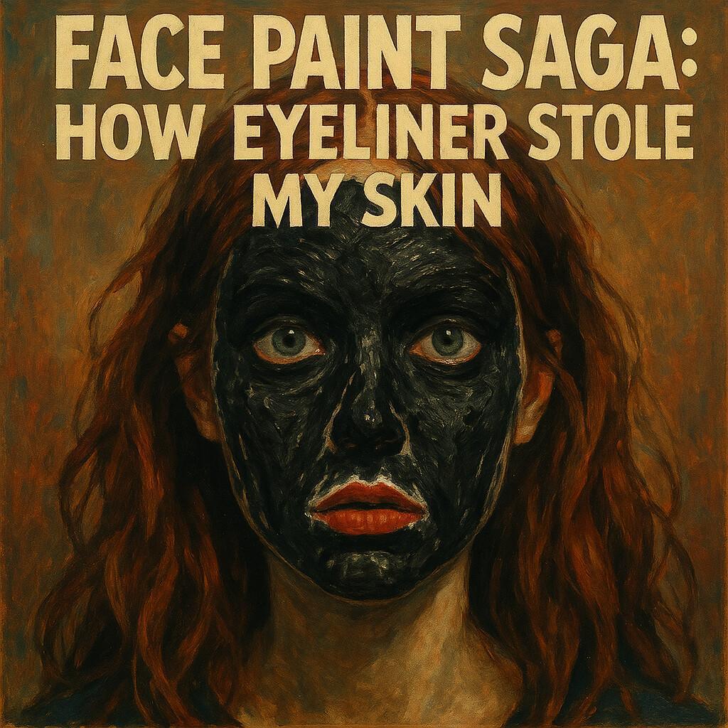 Face Paint Saga: How Eyeliner Stole My Skin Face Paint Saga: How Eyeliner Stole My Skin