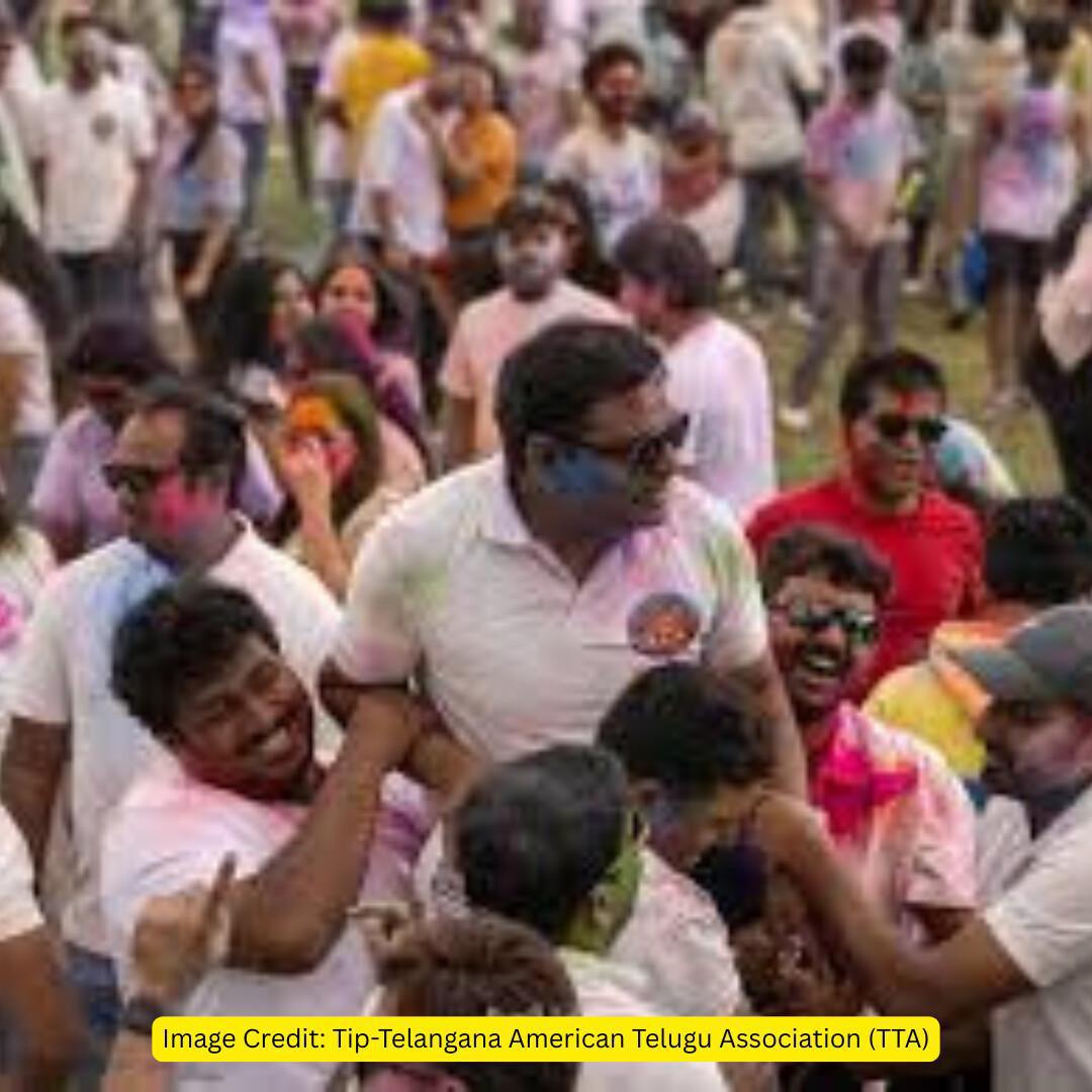 TTA's Holi Celebration in Dallas Draws Over 3,000 Attendees