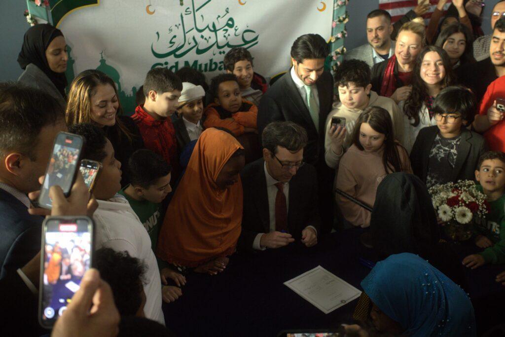 Muslim Community Celebrates Historic Recognition of Eid in Washington Muslim Community Celebrates Historic Recognition of Eid in Washington