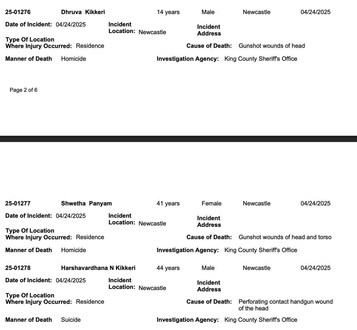 Seattle Indian CEO Allegedly Kills Wife and Son Before Taking Own Life Seattle Indian CEO Allegedly Kills Wife and Son Before Taking Own Life