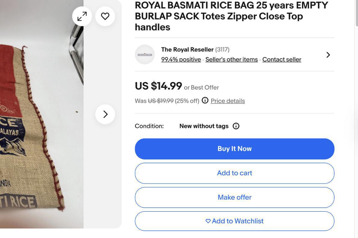 “Tejasvi” Recycling: Netizens Turn Empty Basmati Bags into Business