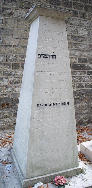 Rabbi Yossef David Sintzheim רביי וסף דוד זינצהיים