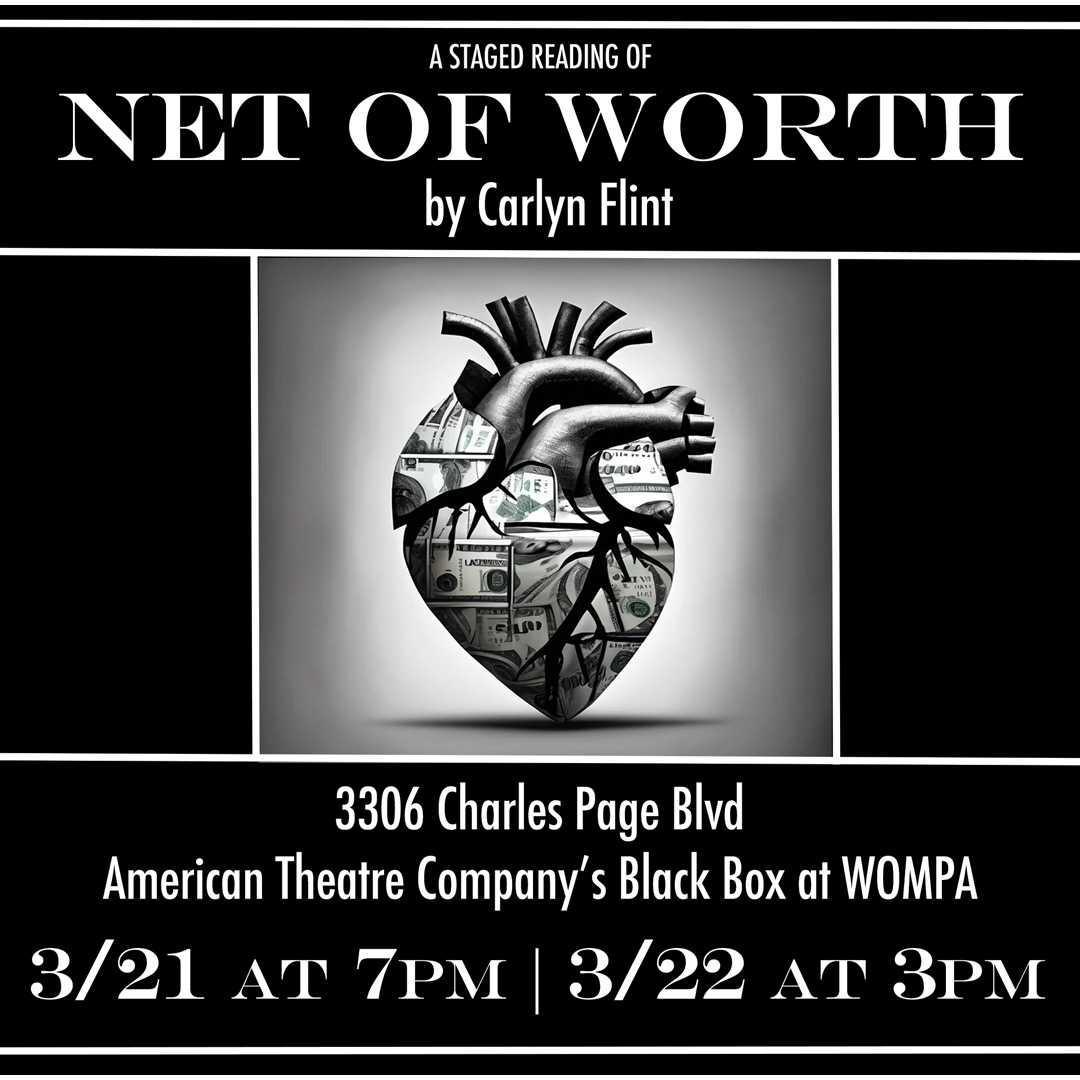 Black Box Theatre: "Net of Worth" Play Reading by Play Write Carlyn Flint