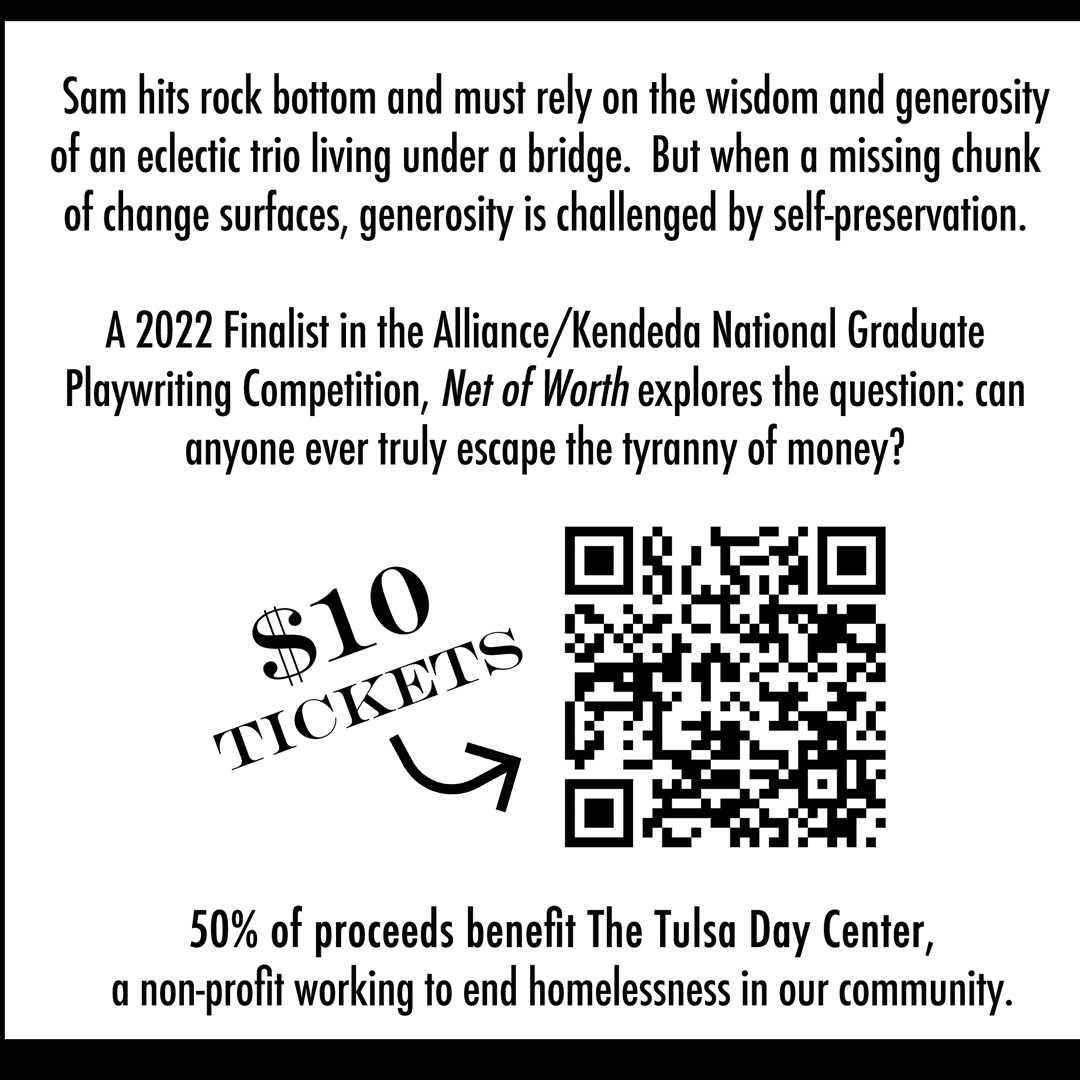 Black Box Theatre: "Net of Worth" Play Reading by Play Write Carlyn Flint