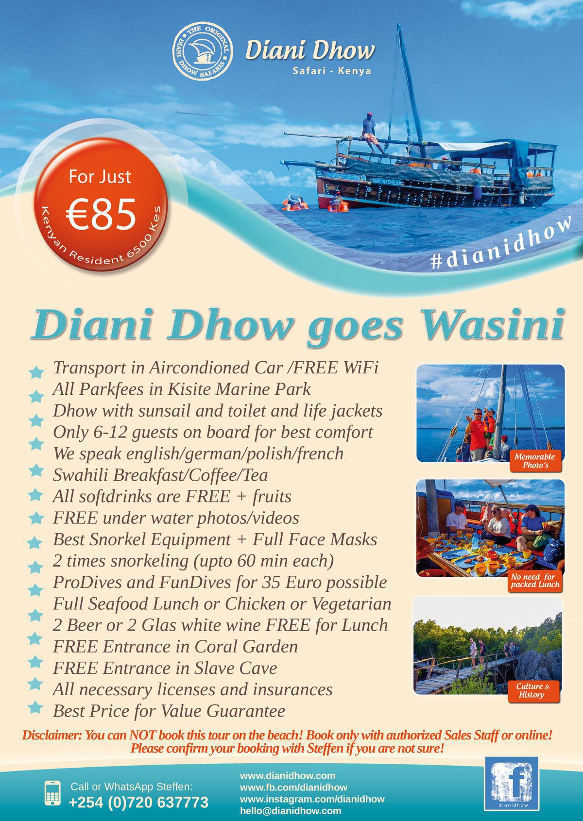Diani Dhow Safari