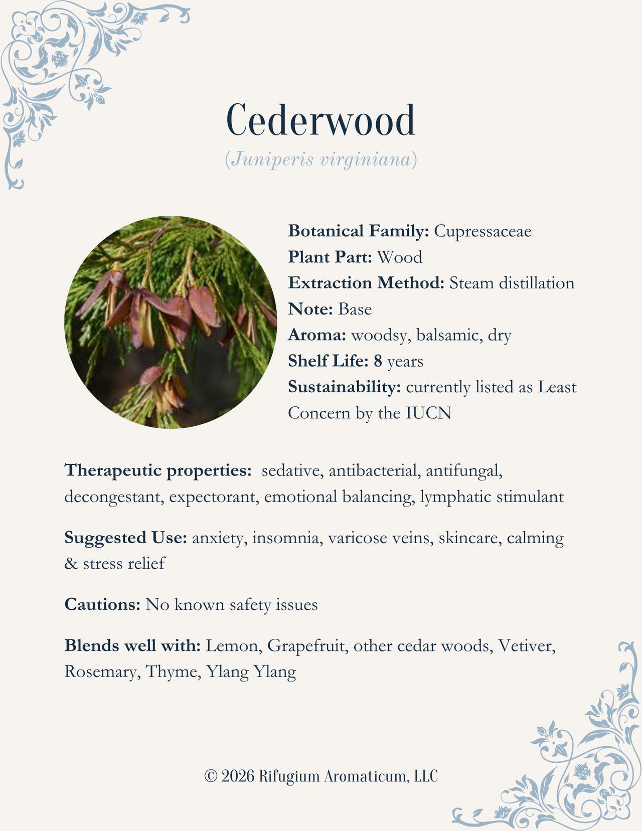 Cedarwood, virginian