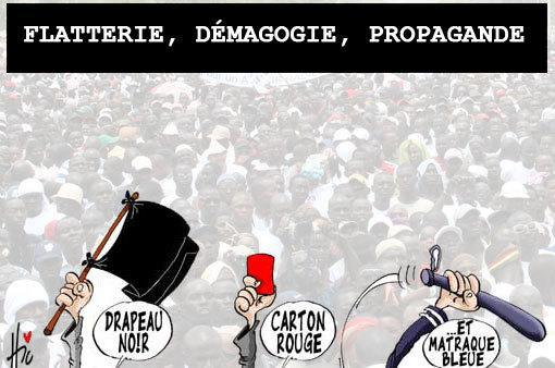 L’échelle de la ruse en politique : flatterie, démagogie, propagande
