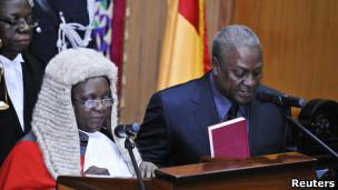 Décès du président John Atta-Mills: L`intérim assuré par John Dramani Mahama qui a prêté serment, aujourd'hui
