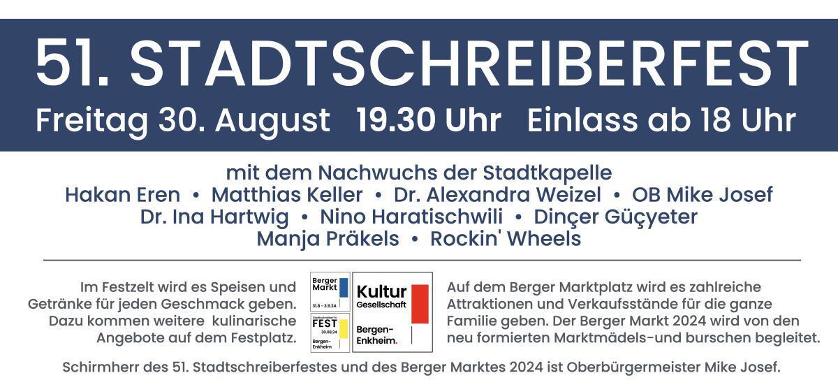 Stadtschreiberfest 2024