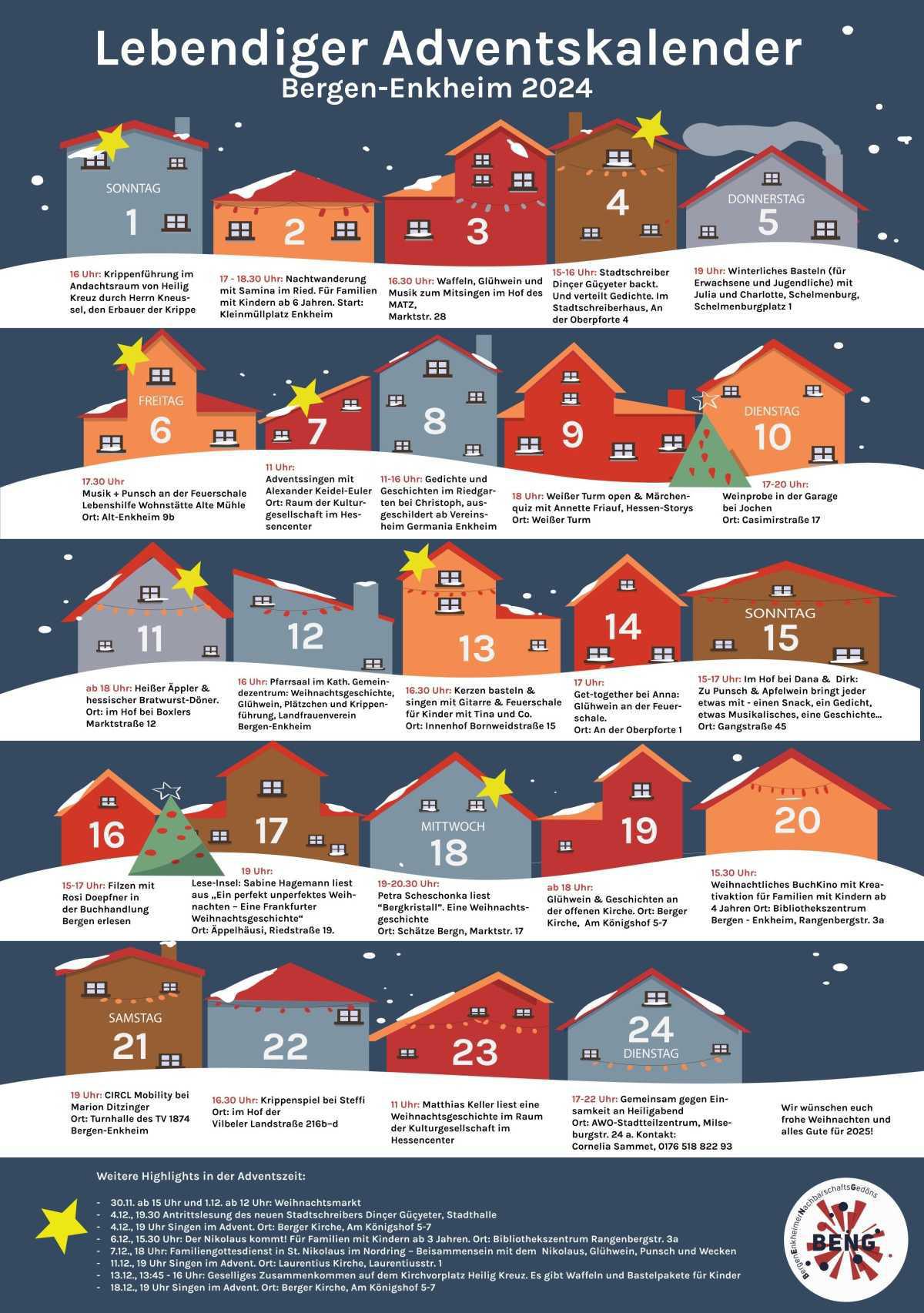 Lebendiger Adventskalender 2024 Lebendiger Adventskalender 2024