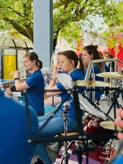 Musikalische Unterhaltung auf dem Triebstraßenfest