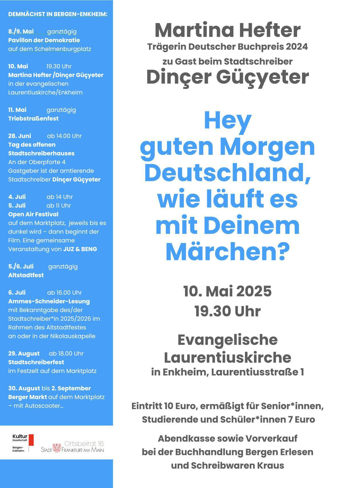 Hey guten Morgen Deutschland, wie läuft es mit Deinem Märchen?