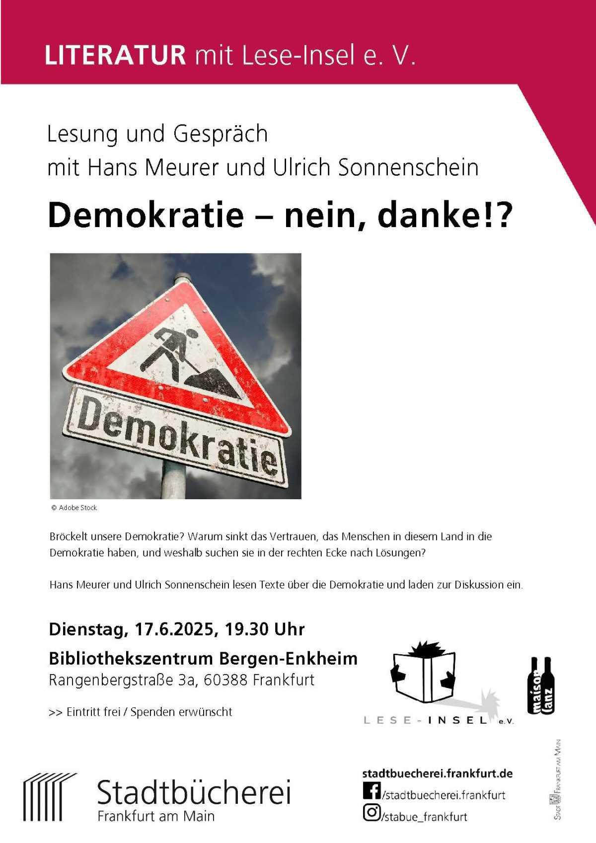 Demokratie - nein, danke!?