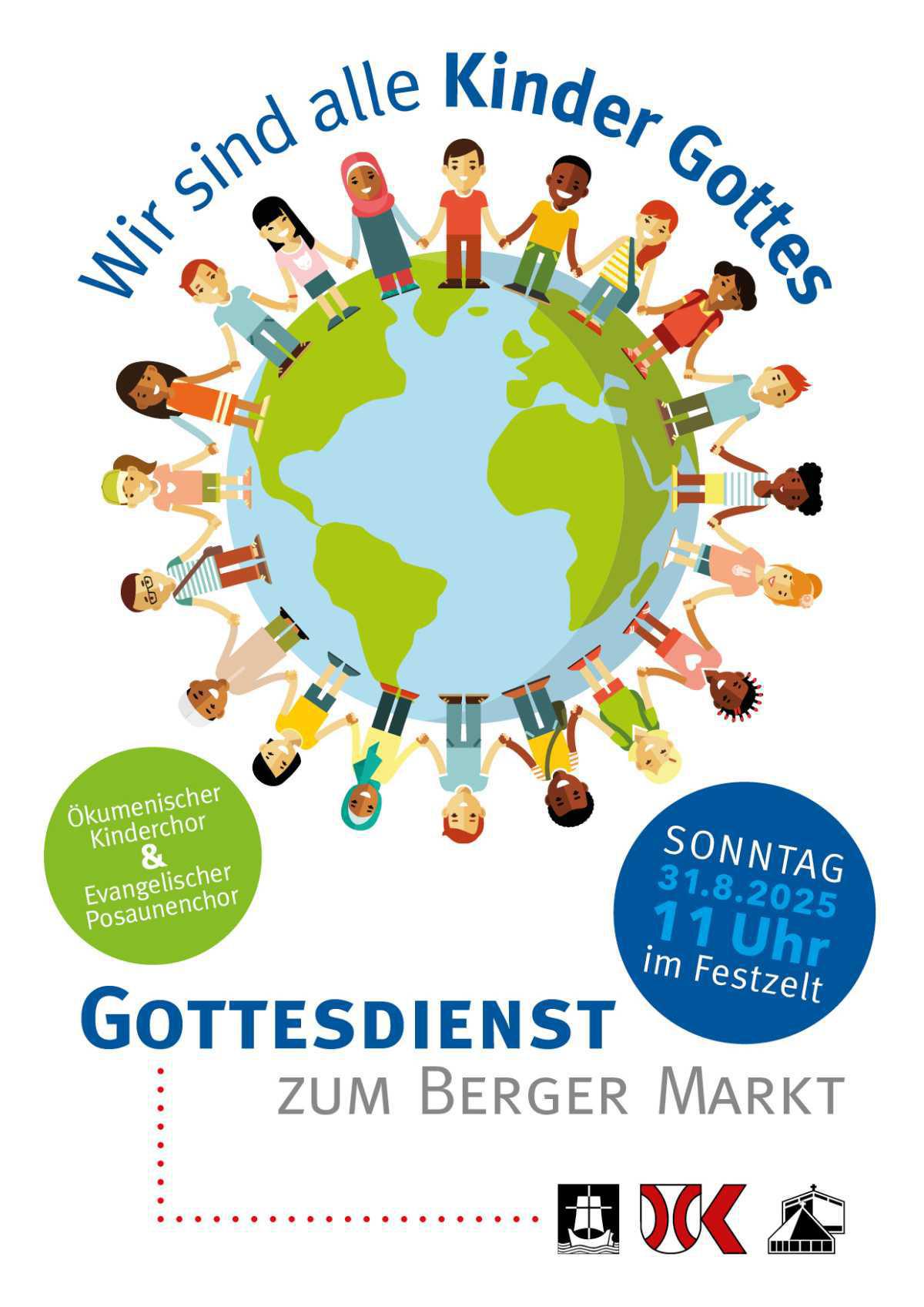 Gottesdienst Berger Markt 31.8. um 11 Uhr im Festzelt 