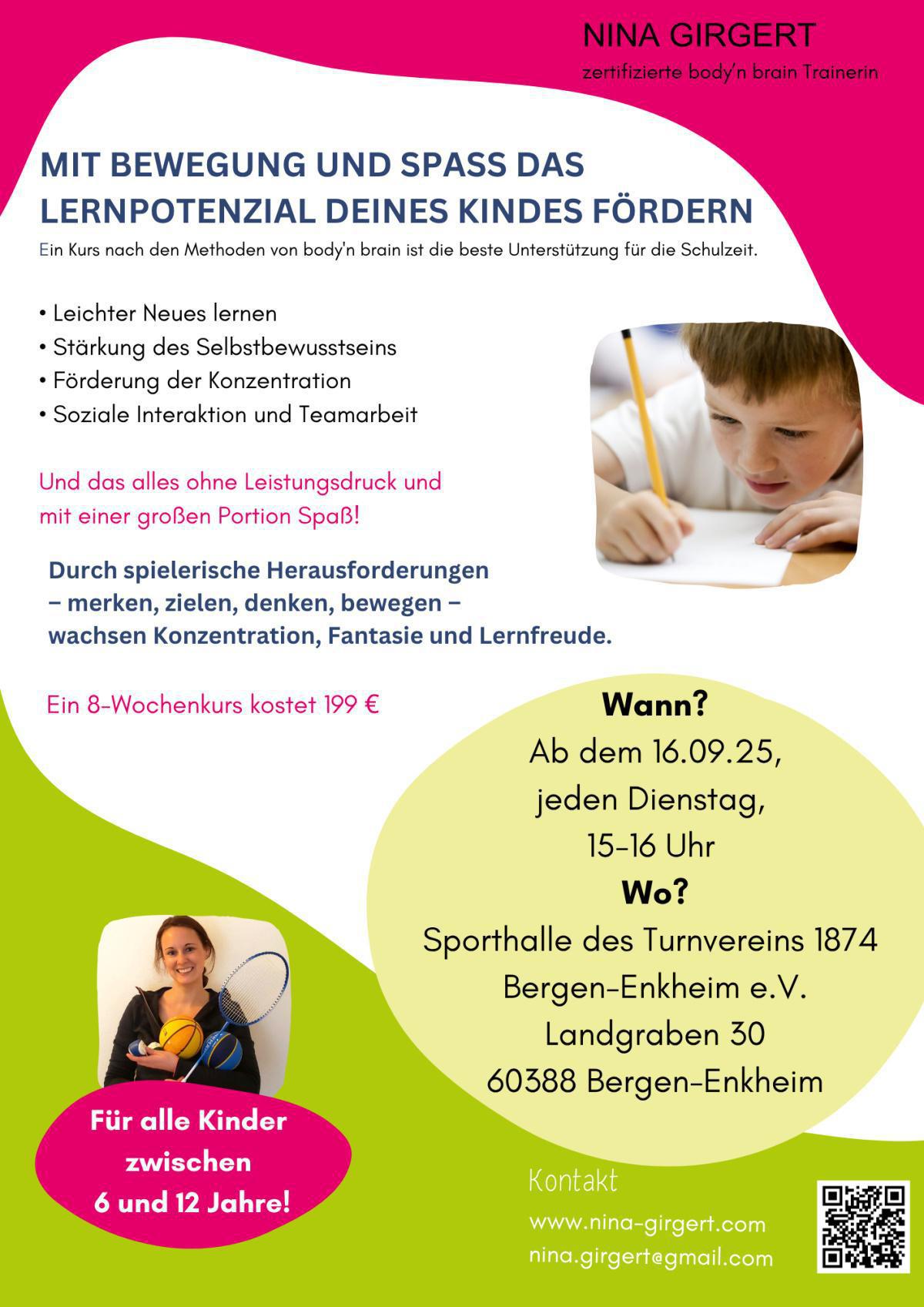 Neuer body n‘ brain Kurs 