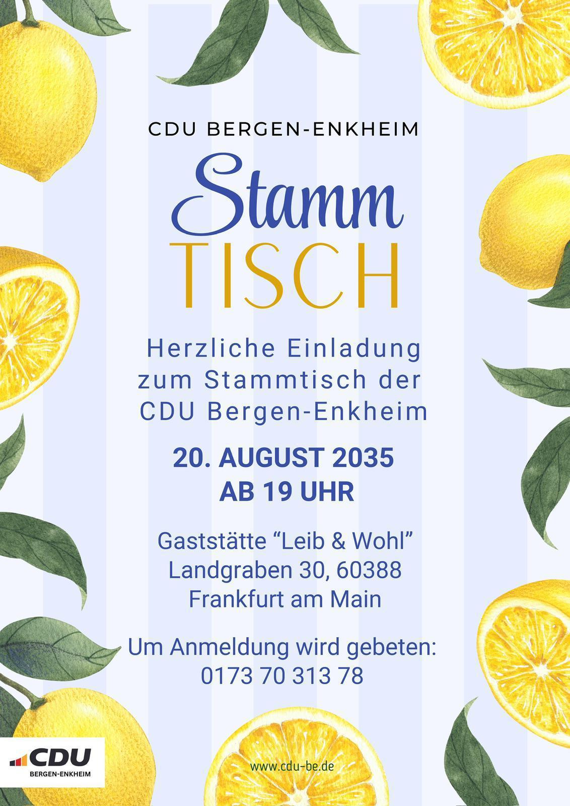 CDU Stammtisch 