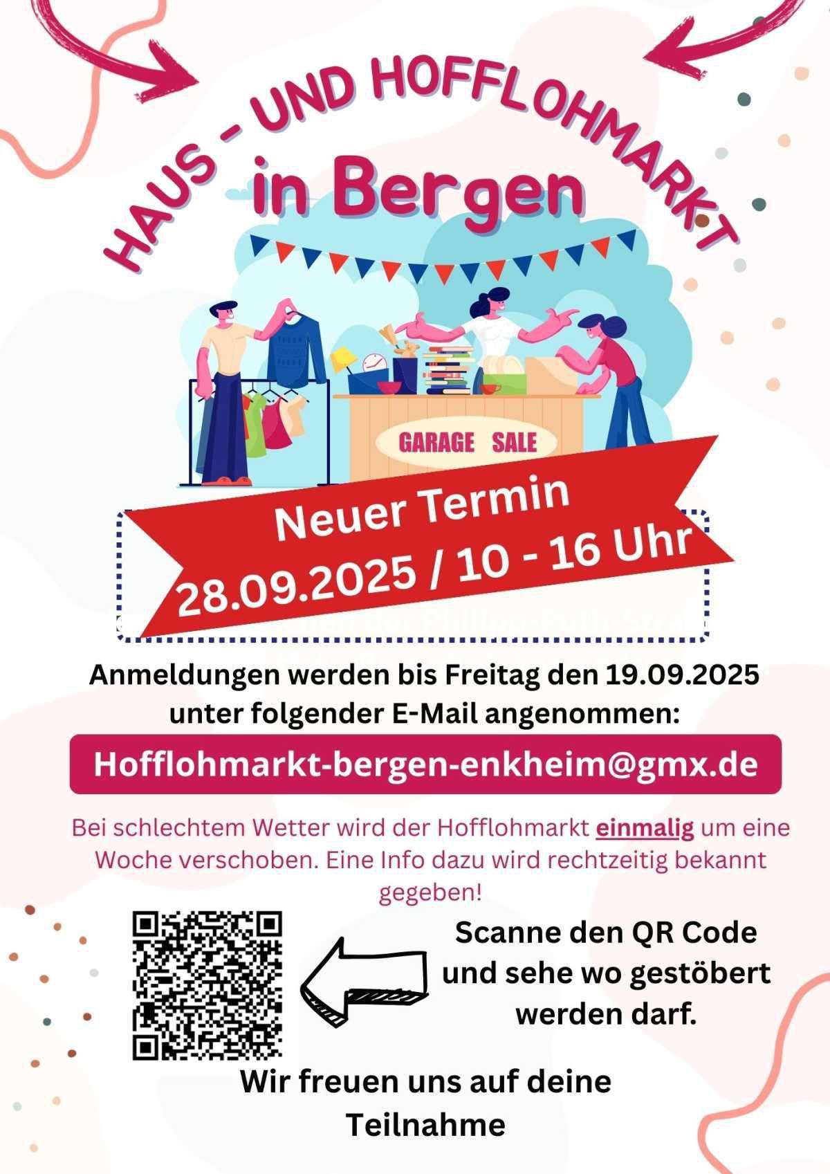  Haus- und Hofflohmarkt in Bergen