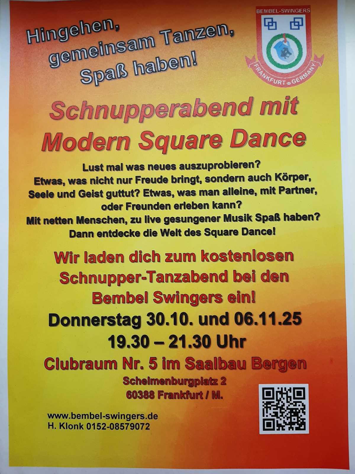 Schnupperabend Square Dance Schnupperabend Square Dance