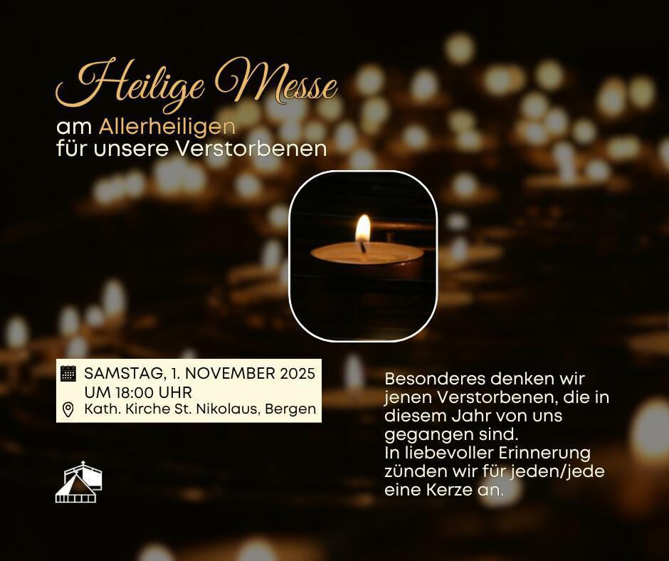 Heilige Messe für unsere Verstorbenen