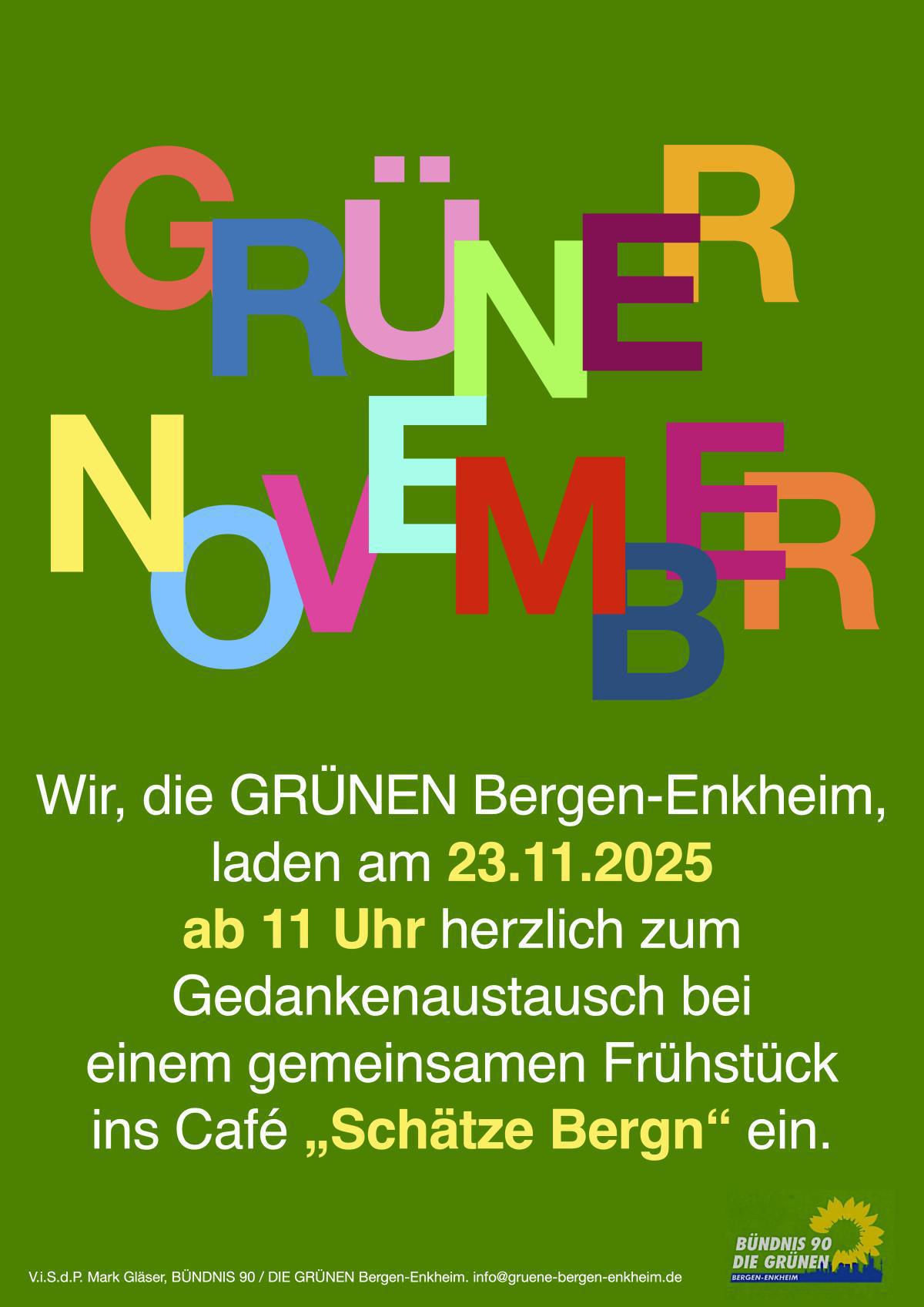 Grüner November am 23.11.2025
