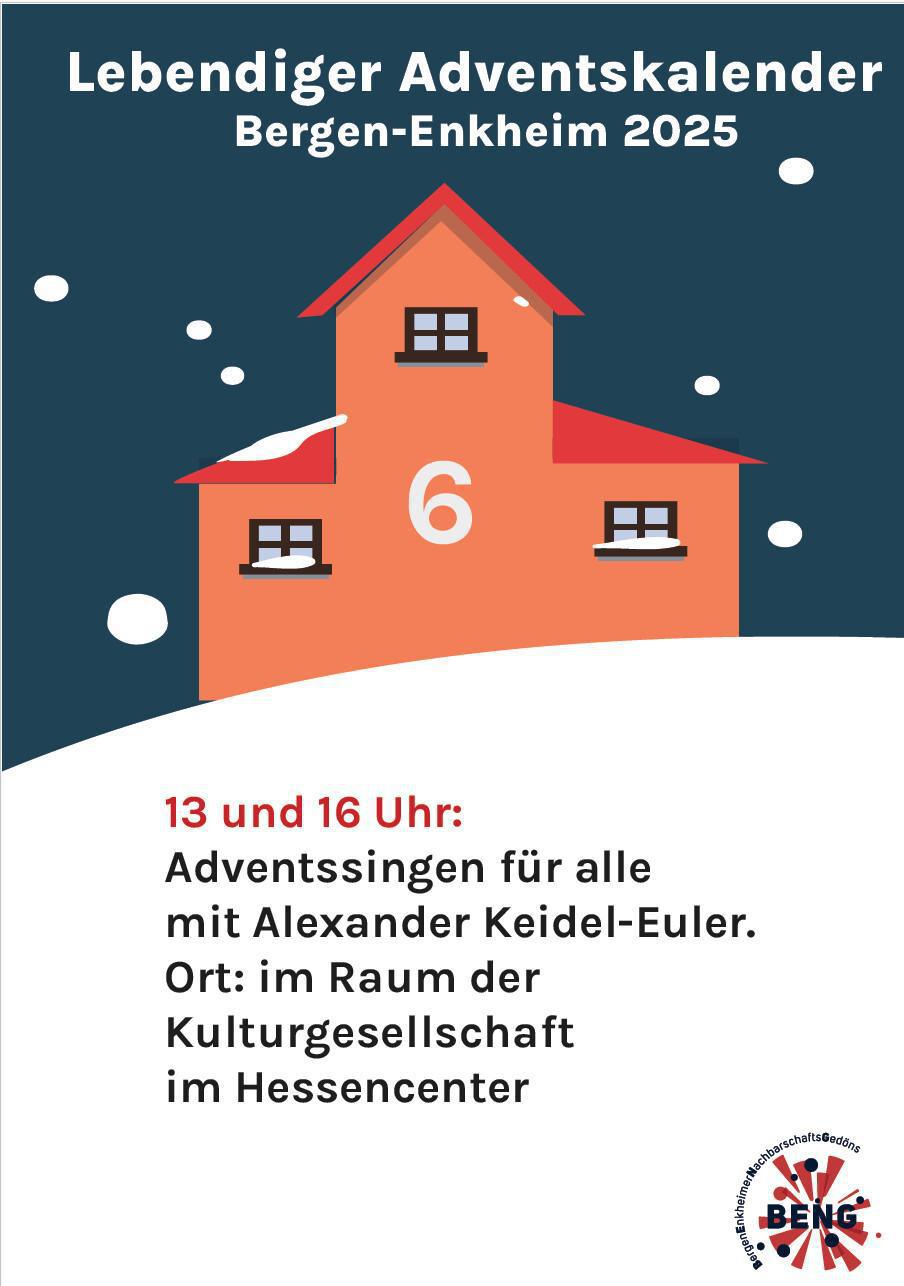 Lebendiger Adventskalender - Adventssingen Lebendiger Adventskalender - Adventssingen