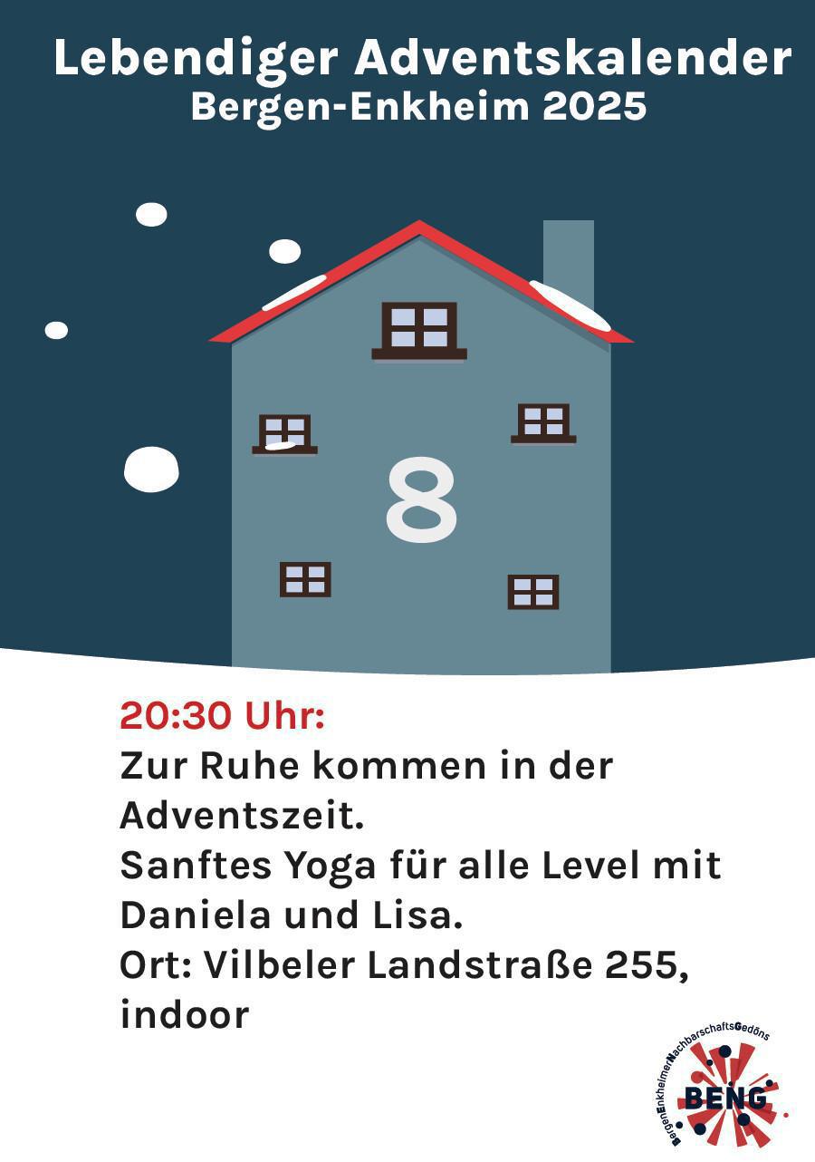 Lebendiger Adventskalender - Yoga für alle Level