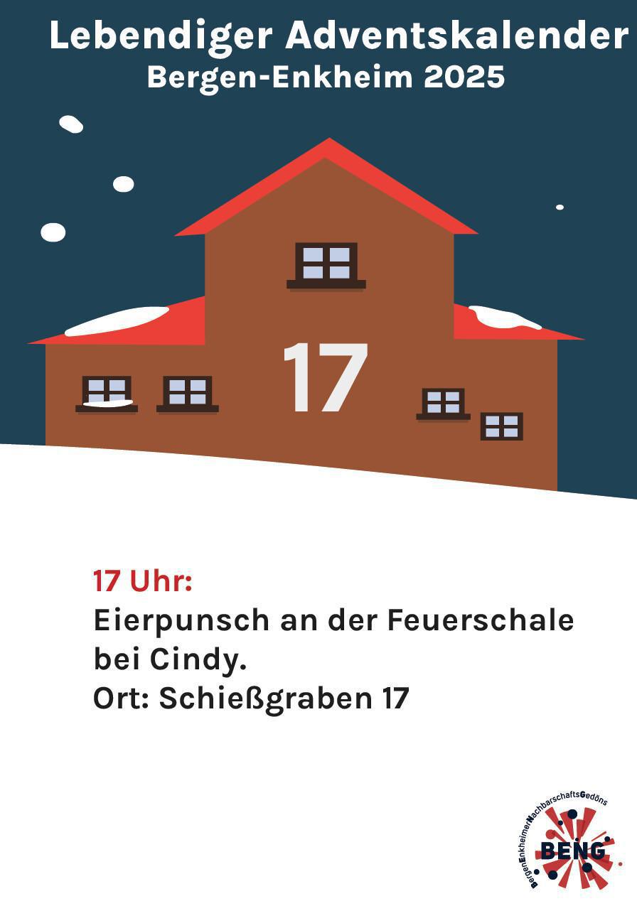Lebendiger Adventskalender - Eierpunsch an der Feuerschale