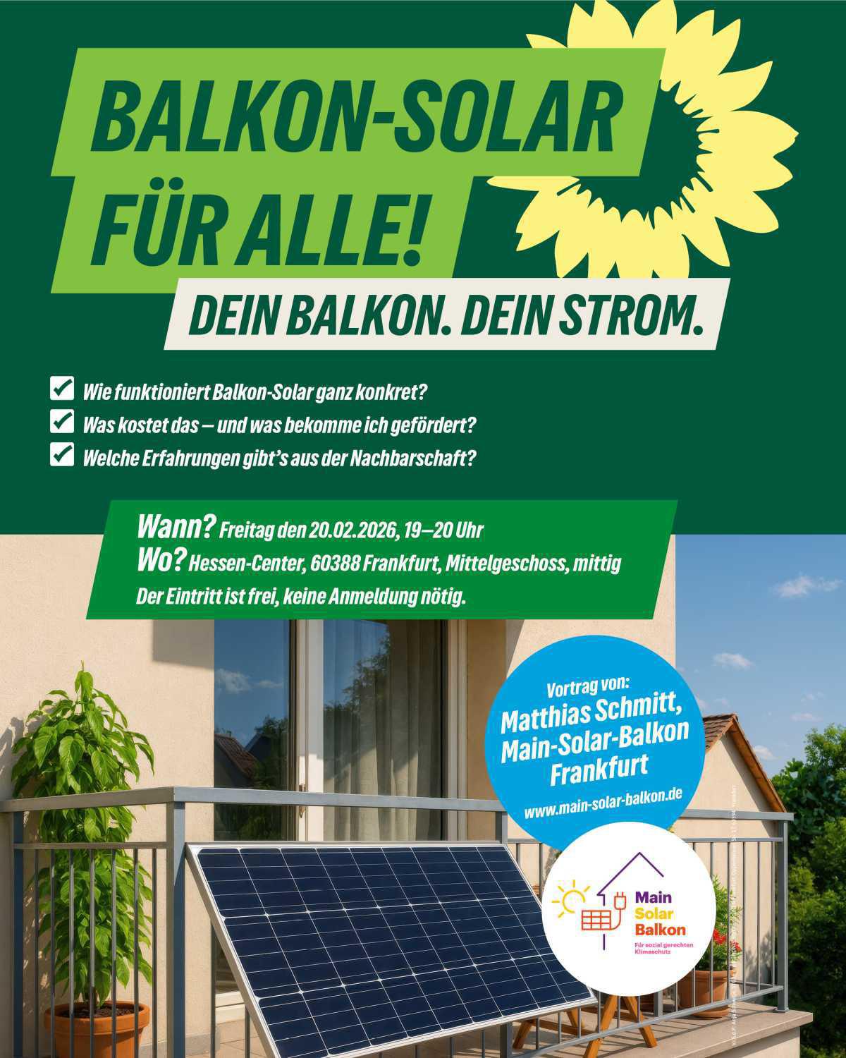 Vortrag Main-Solar-Balkon