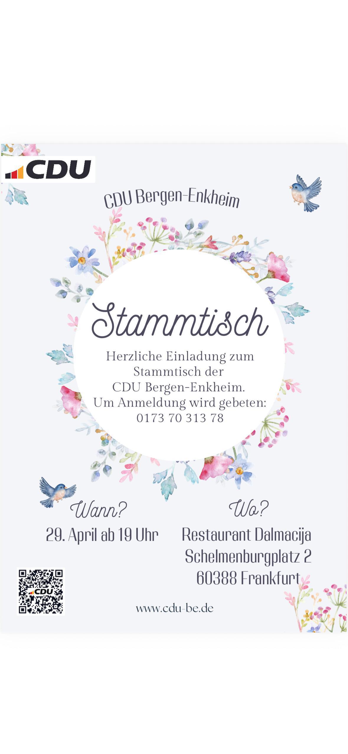 CDU Bergen-Enkheim Stammtisch