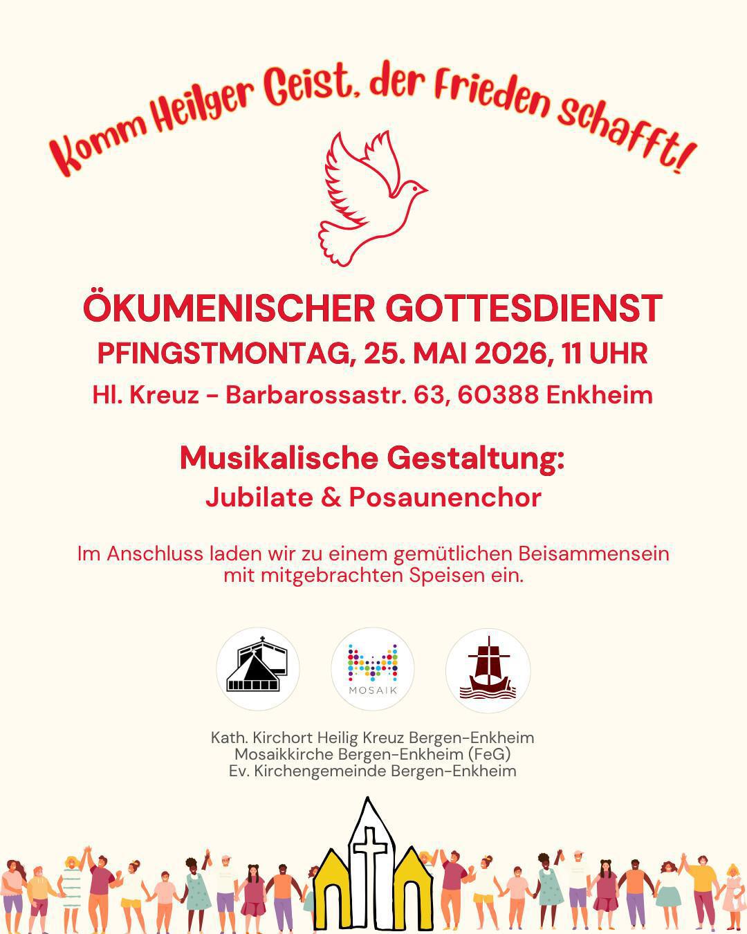 Ökum. Gottesdienst am Pfingstmontag