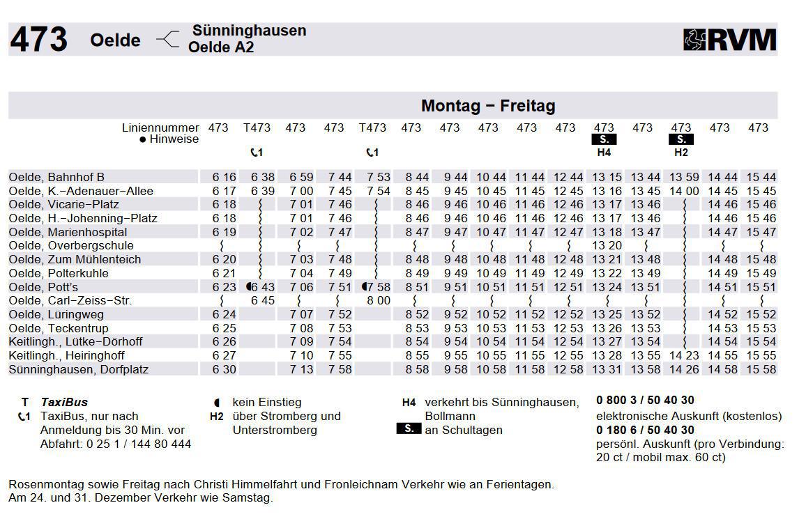 473 Oelde - Sünninghausen