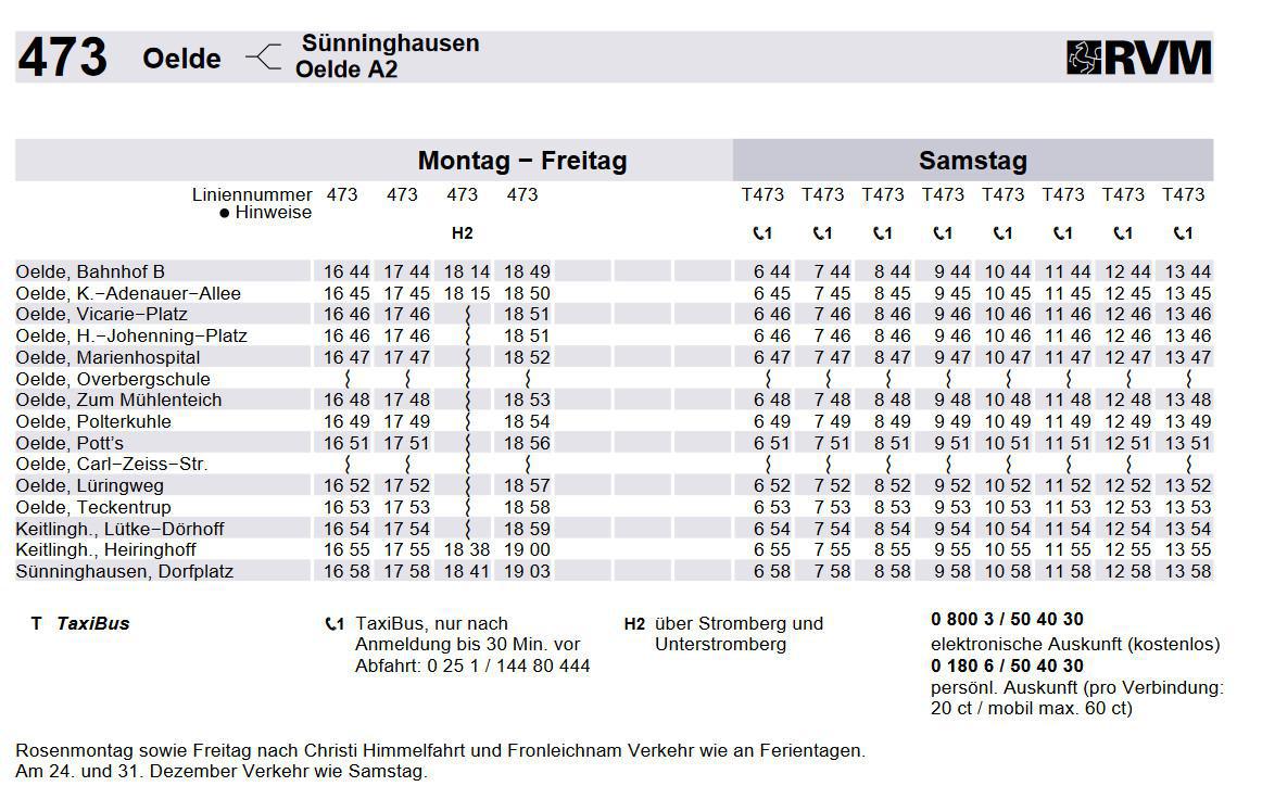 473 Oelde - Sünninghausen