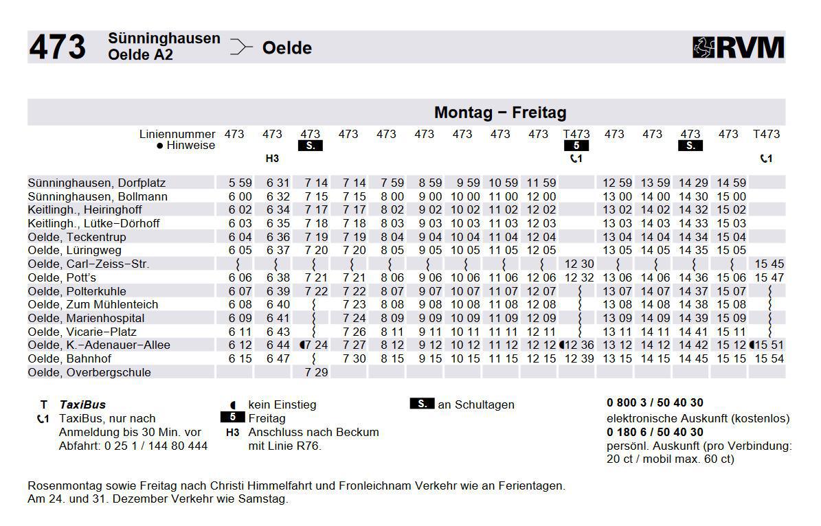 473 Oelde - Sünninghausen